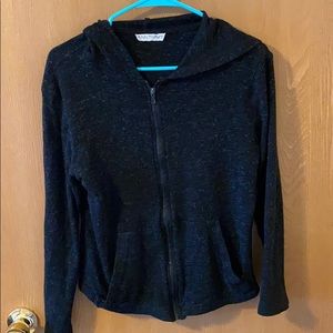 Ann Travis jacket with hood.